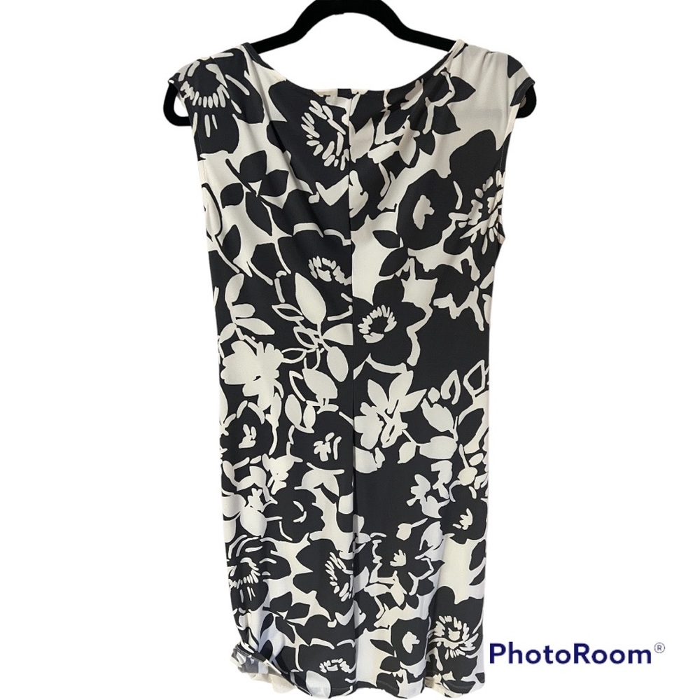 A Chaps grey and white dress in size large - Picture 5 of 8